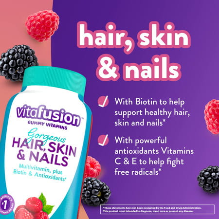 Vitafusion Hair Skin & Nails Gummies | 135 Count