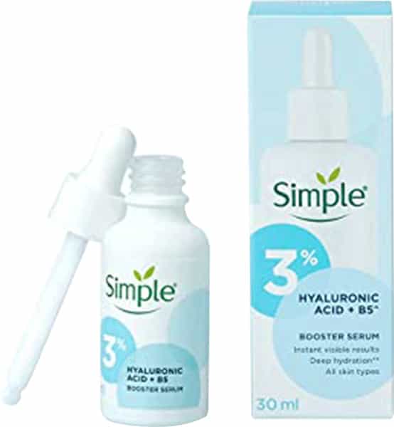 Simple Booster Serum - 3% Hyaluronic Acid + B5 For Deep Hydration - 30 Ml
