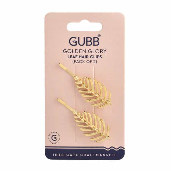Gubb Golden Glory Leaf Hair Clip