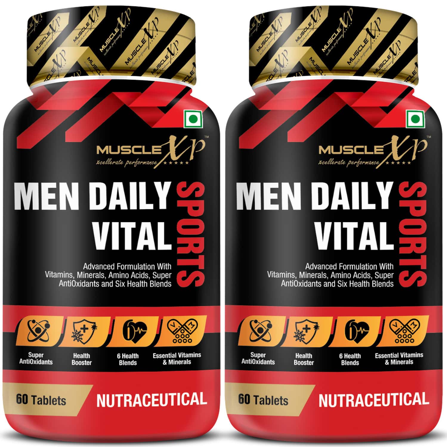 Buy MUSCLEXP MULTIVITAMIN MEN DAILY SPORTS WITH 47 NUTRIENTS (7 HEALTH