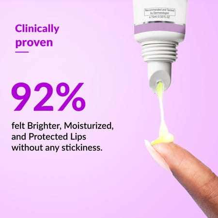 Fixderma Brightening Lip Balm With Spf 50 Pa+++ For Pigmented & Dry Lips For Men & Women 15 Ml