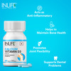 Inlife Calcium 500 Mg Vitamin D3 400 Iu Supplement For Men Women - 60 Tablets
