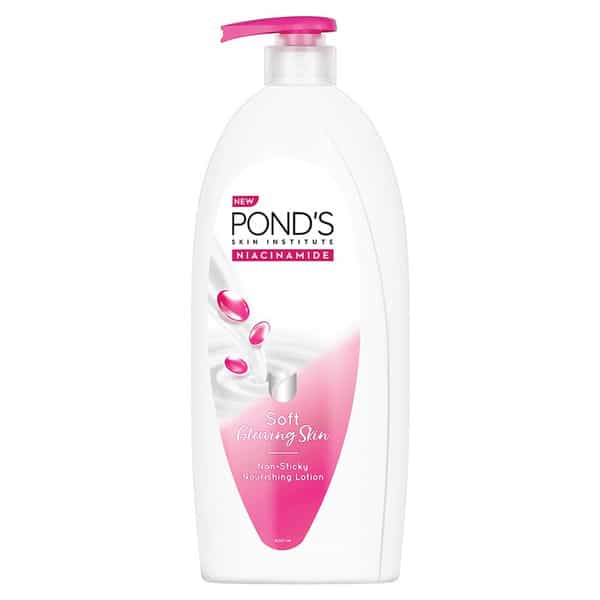 Pond's Moisturizing Body Lotion | With Niacinamide | 3X Moisturization | Lightweight | 600Ml