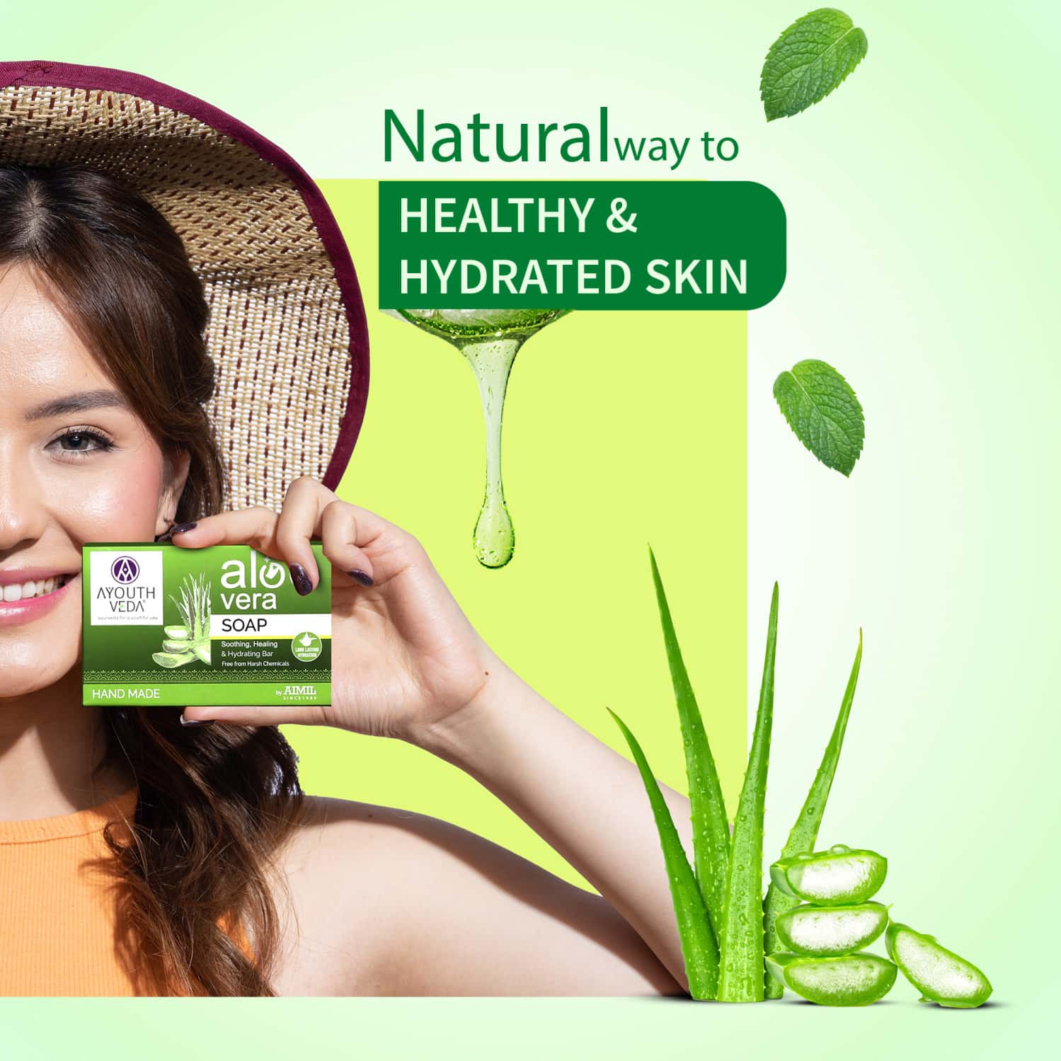 Buy AYOUTHVEDA ALOE VERA BATHING SOAP Online & Get Upto 60 OFF at