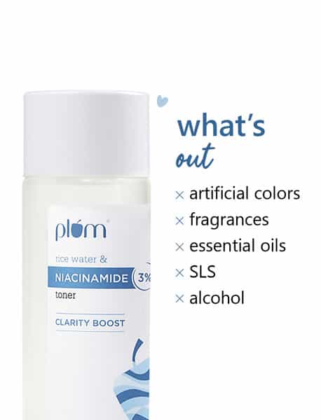 Plum 3% Niacinamide Toner With Rice Water 150 Ml