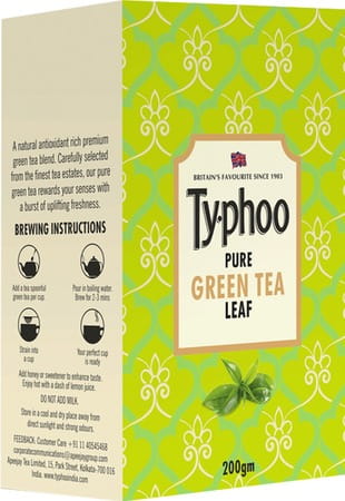 Typhoo Green Tea Loose 200 Gm Box