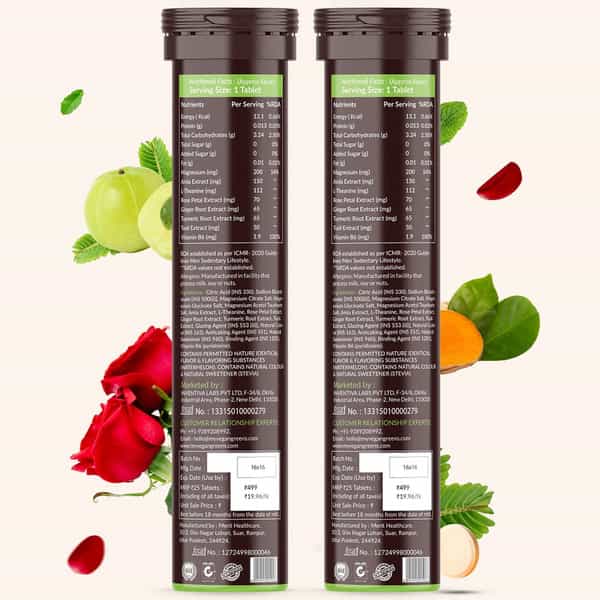 Vegan Greens Relax Calm Unwind Your Day. Calm Daily Stress, Better Mood &Sleep 50 Effer., Watermelon