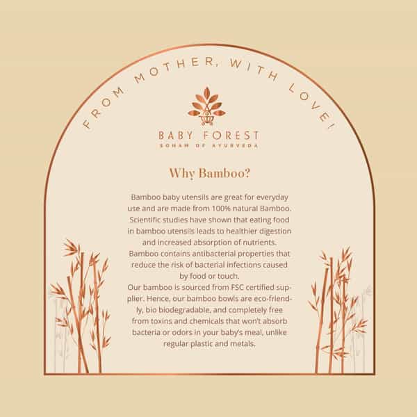 Baby Forest Laad Dulaar Bamboo Feeding Plate | Owl Shape | Toxin & Chemical-Free