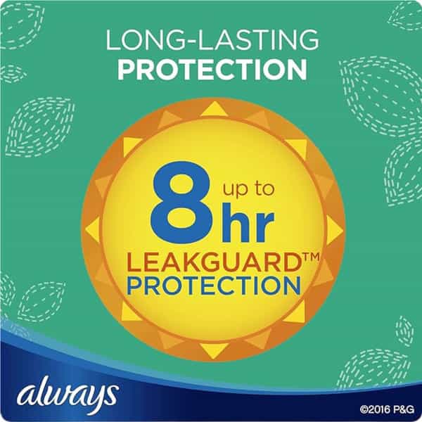 Always Ultra Thin Regular Pads With Wings| Unscented| 96 Count
