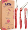 Sanfe Foldable Pretty Face Razor For Pain-Free Facial Hair Removal (3 Units)