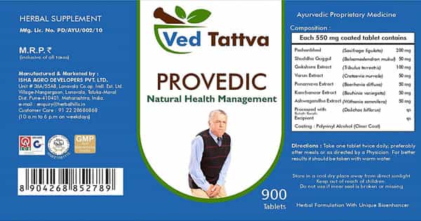 Ved Tattva Provedic 900 Tablets