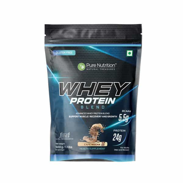 Pure Nutrition Whey Protein Café Mocha 500 Gms Pouch