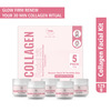 Tnw The Natural Wash Collagen Facial Kit 5 Pack | 125G | Hydrating & Youthful Skin Care 5X25 Gm