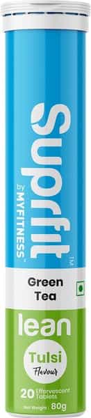 Suprfit Effervescent Tablets- Green Tea 20 Tablets Tube