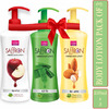Vi-John Women All Skin Types Body Lotion Milk & Almond | Aloevera & Red Apple 250Ml Eack (Pack Of 3)