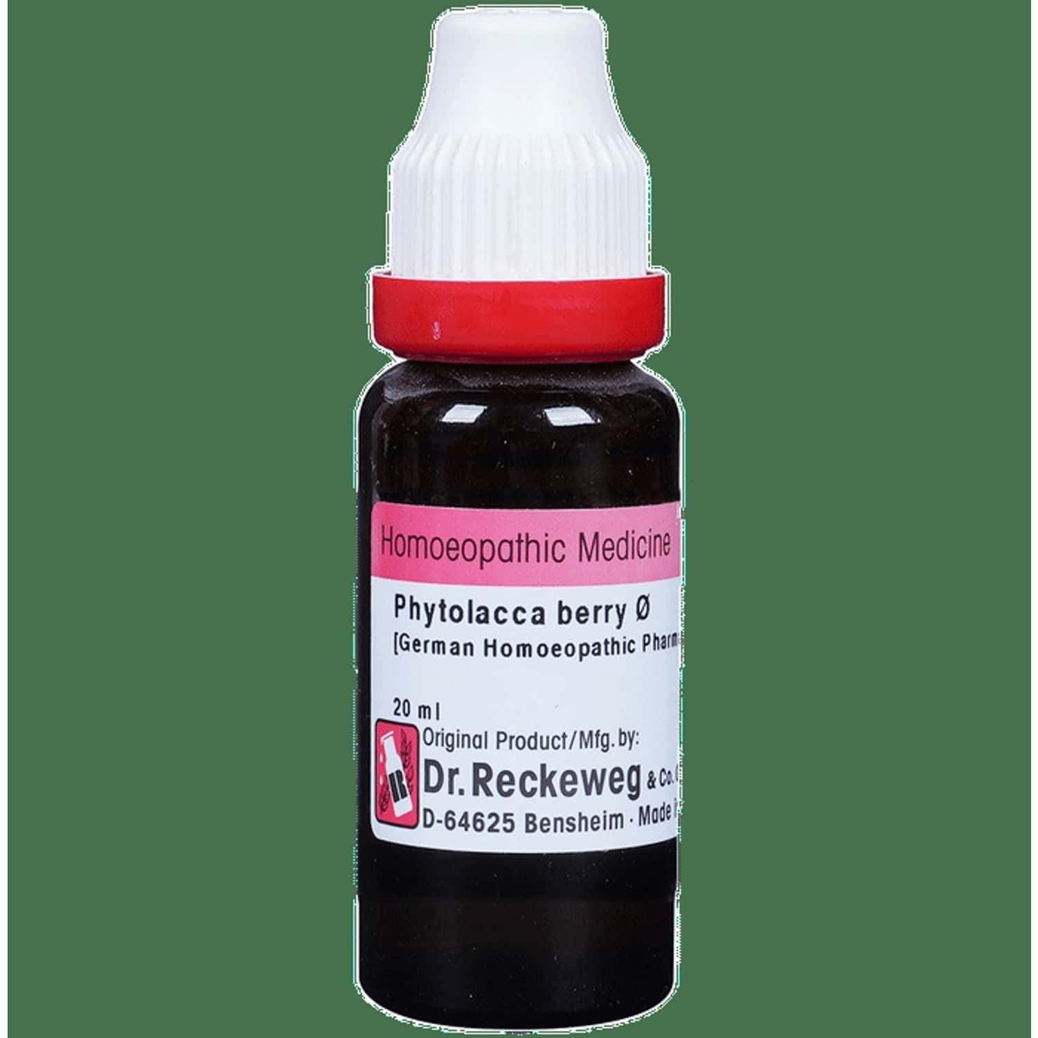 Dr. Reckeweg Phytolacca Berry Mother Tincture Q 20 Ml