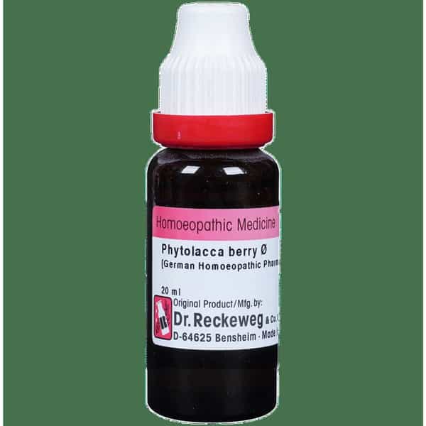 Dr. Reckeweg Phytolacca Berry Mother Tincture Q 20 Ml