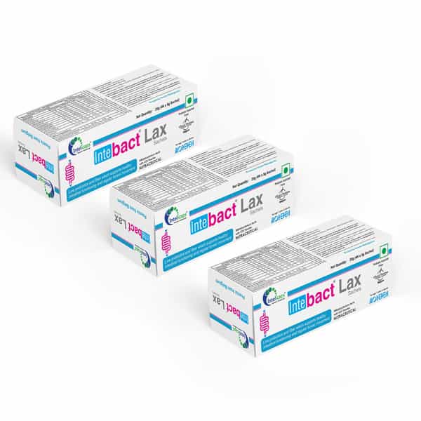 Dr. Morepen Intebact Lax | Sachet | 4 No's | Pack Of 3