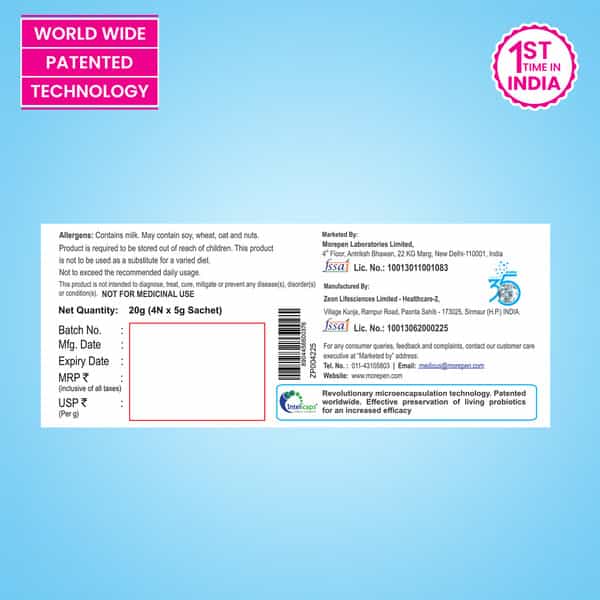 Dr. Morepen Intebact Lax | Sachet | 4 No's | Pack Of 3