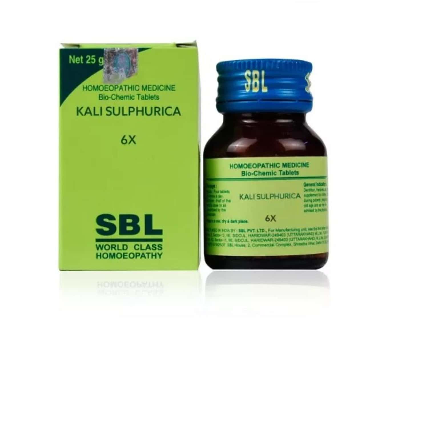 Sbl Kali Sulphurica Biochemic Tablet 6x 25 Gm Pack Of 2