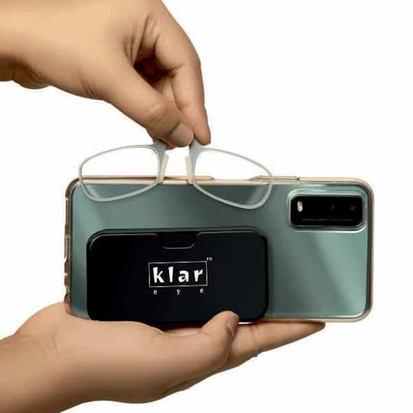 Klar Eye Quik Smartphone Reading Glasses Men And Women Powers +1 To +3+2.75 Power Black