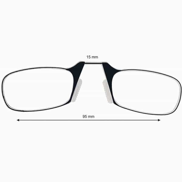Klar Eye Quik Smartphone Reading Glasses Men And Women Powers +1 To +3+2.75 Power Black