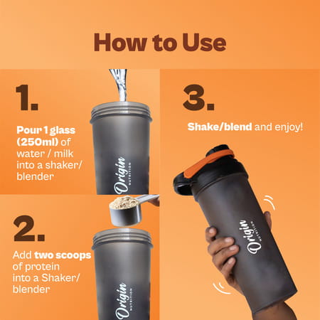 Origin Nutrition 100% Natural Plant Protein Powder 770g Chocolate With 25g Plant Based Protein