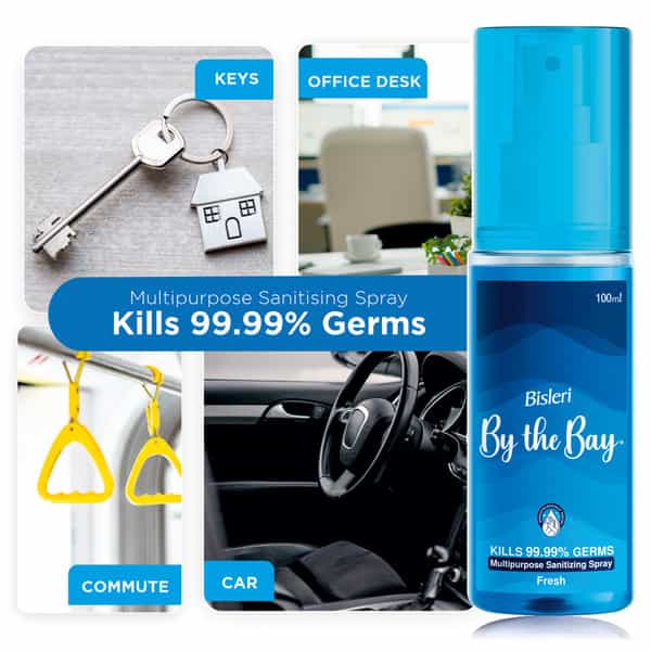 Bisleri By The Bay Hand Sanitizer Spray - 100 Ml