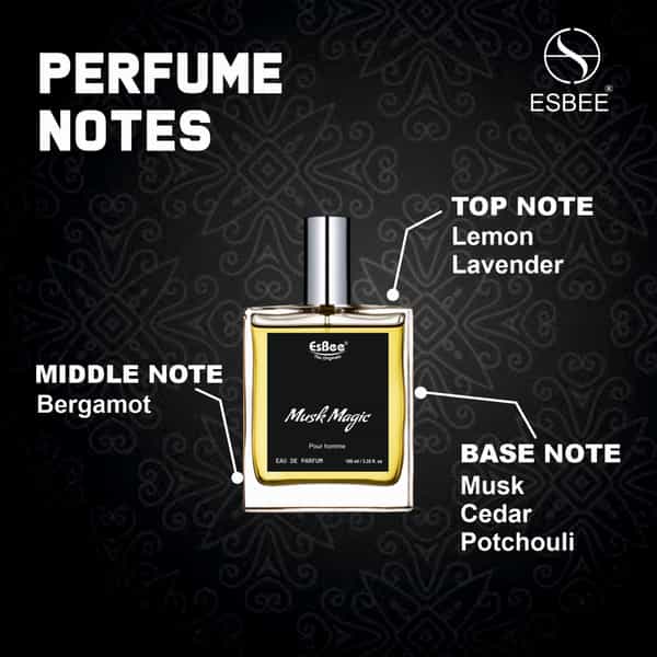 Esbee The Musk Magic For Men | Long-Lasting Luxury Fragrance | Up To 10-Hour Wear | 100Ml