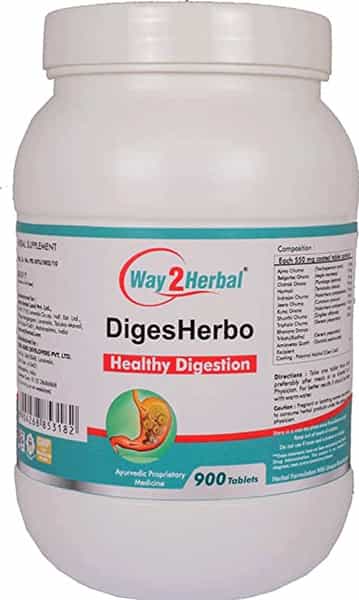 Way2herbal Digesherbo - 900 Tablets Pack Of 4