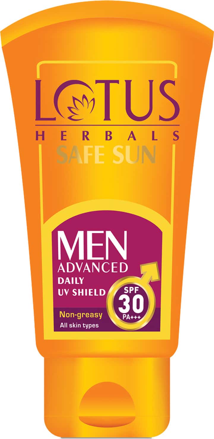 Lotus Herbals Ss Men Advanced Daily Uv Shield Spf-30 100 Gm