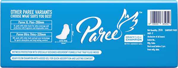 Paree Dry Feel Xl Pads 20