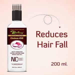Onion Hair Herbal Oil Promotes Hair Growth & Controls Hairfall Hair Oil 100% Ayurvedic (200 Ml)