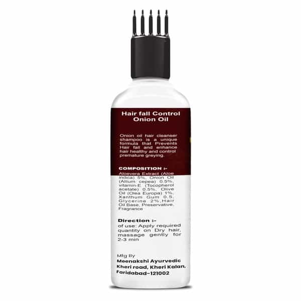 Onion Hair Herbal Oil Promotes Hair Growth & Controls Hairfall Hair Oil 100% Ayurvedic (200 Ml)