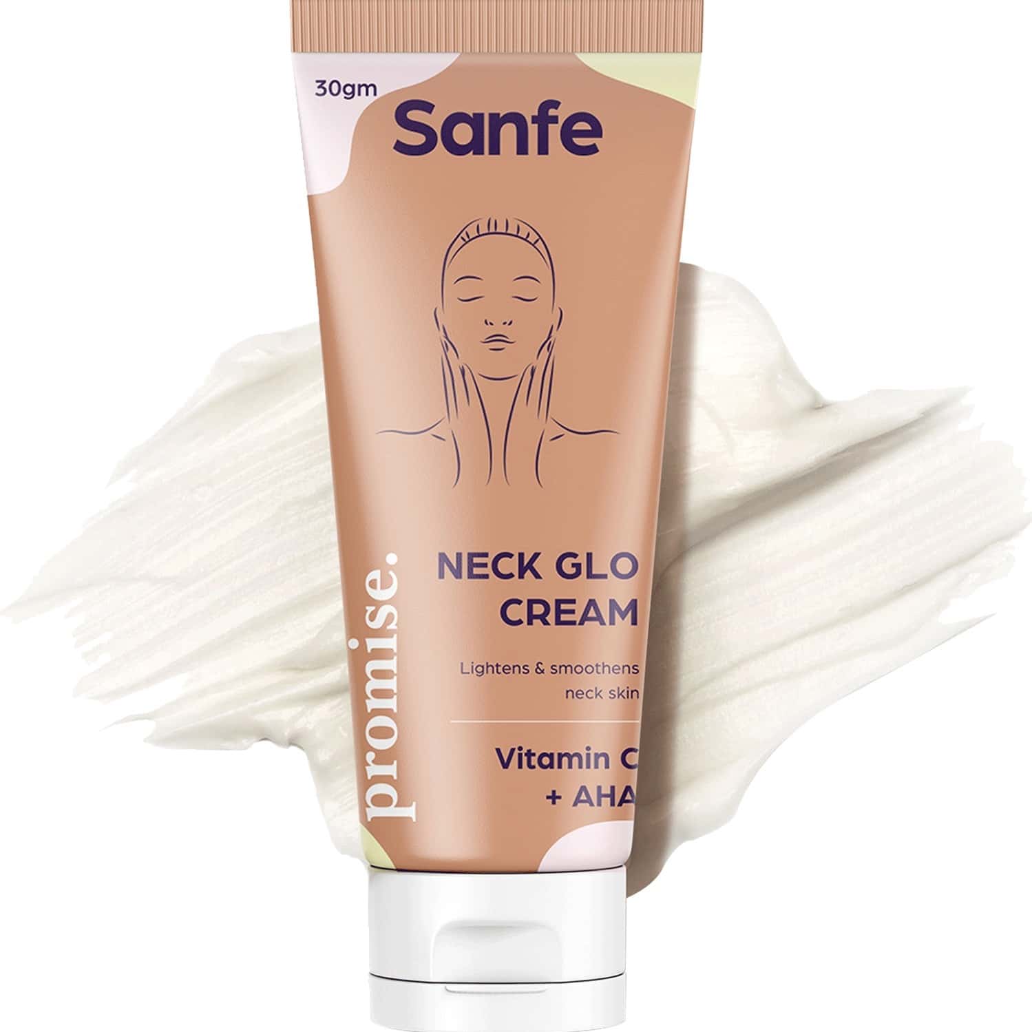 Buy SANFE PROMISE VITAMIN C NECK GLOW CREAM NECK LIGHTENING MOISTURIZER