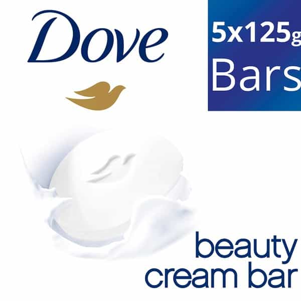 Dove Cream Beauty Bathing Soap (Buy 4 Get 1 Free) - 125 G