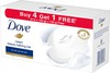 Dove Cream Beauty Bathing Soap (Buy 4 Get 1 Free) - 125 G