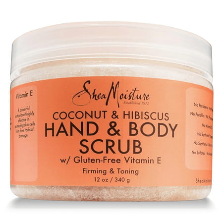 Sheamoisture Coconut & Hibiscus Hand/Body Scrub | 12 Ounce | 340g