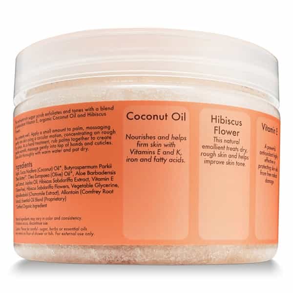 Sheamoisture Coconut & Hibiscus Hand/Body Scrub | 12 Ounce | 340G