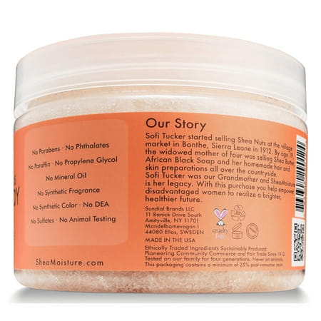 Sheamoisture Coconut & Hibiscus Hand/Body Scrub | 12 Ounce | 340g