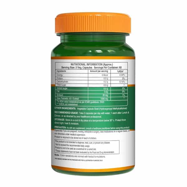 Pure Nutrition Saw Palmetto 1000Mg Extract | 120 Vegan Capsules