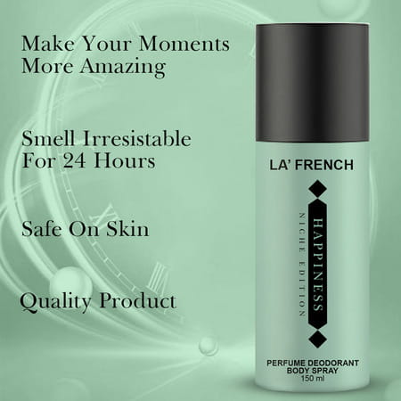 La French Happiness Deodorant For Men & Women | 150ml