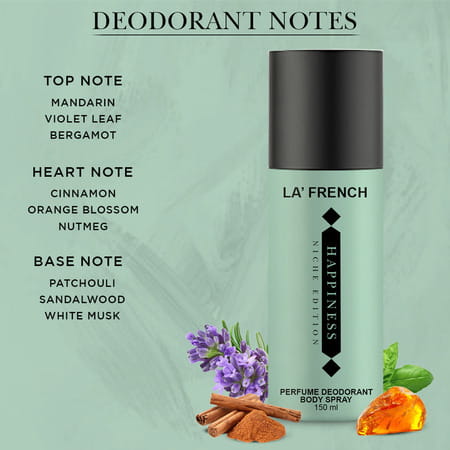 La French Happiness Deodorant For Men & Women | 150ml