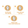 Plum Chamomile & White Tea Brighten-Up Face Scrub- 75 Ml