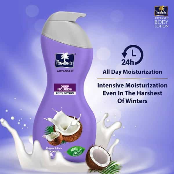 Parachute Advansed Deep Nourish Body Lotion Dry Skin Moisturizer 250Ml