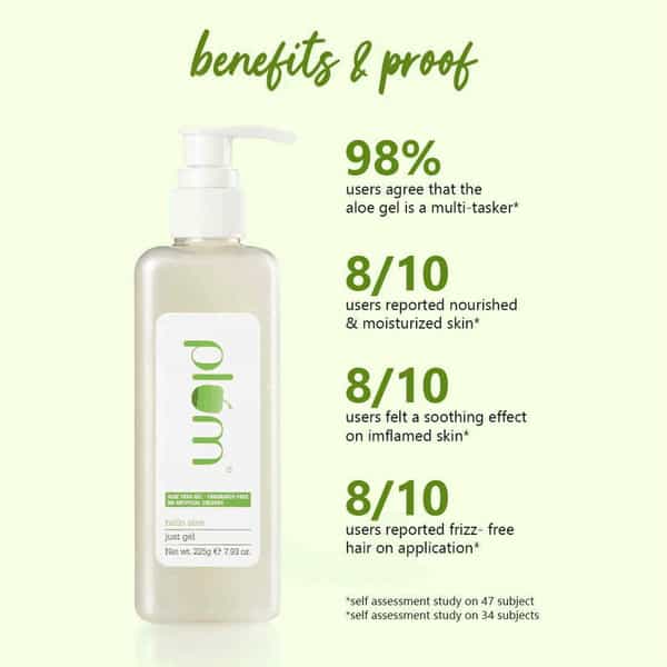 Plum Hello Aloe Just Gel Pump- 225 Gm
