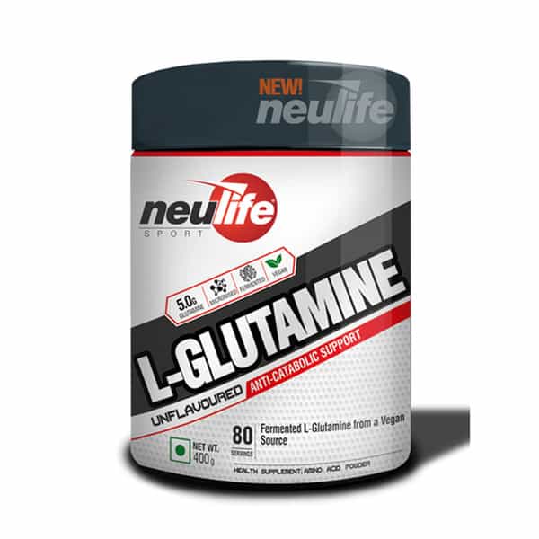 Neulife Fermented L-Glutamine Powder 400G Micronized &Vegan (Unflavored)