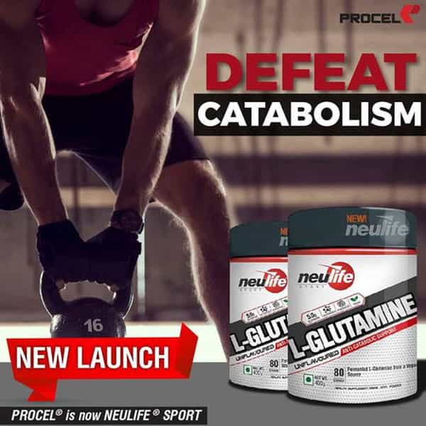 Neulife Fermented L-Glutamine Powder 400G Micronized &Vegan (Unflavored)