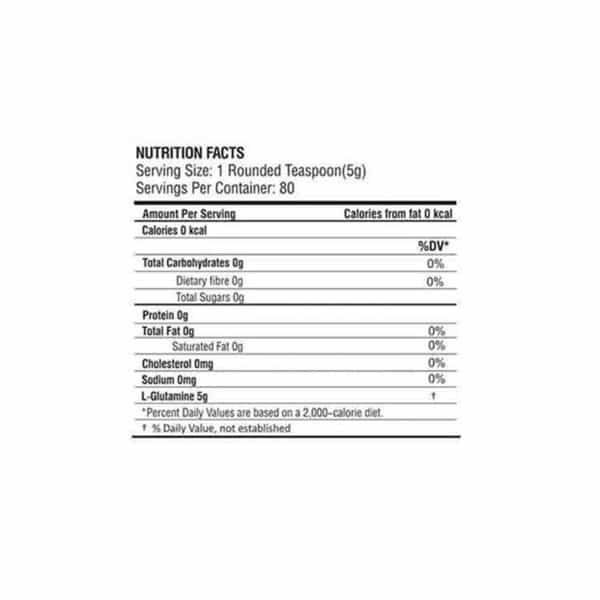 Neulife Fermented L-Glutamine Powder 400G Micronized &Vegan (Unflavored)
