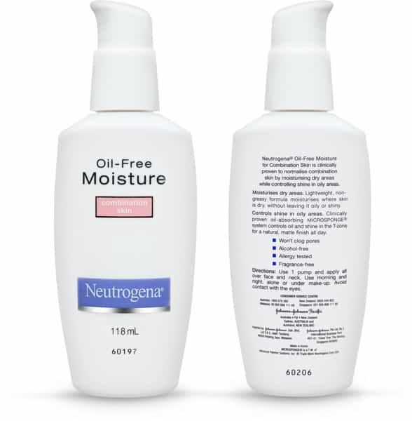 Neutrogena Oil-Free Moisturizer (Combination Skin) - 118Ml